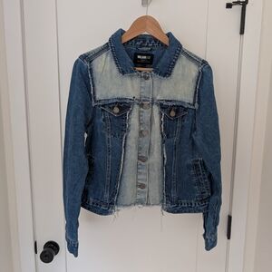 William Rast Distressed Denim Jacket (L)